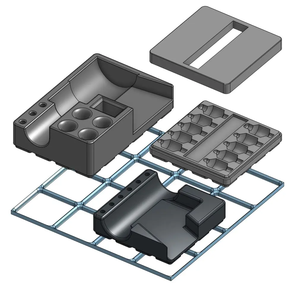 Digital Download Files for 3D-Printed Tool Storage Solutions