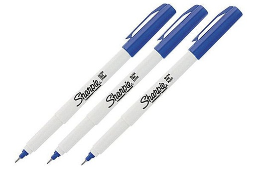 [MP20] Sharpie Marker 3 Pk - Blue