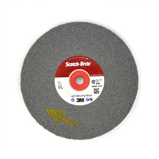 [AB-3MF6] 3M Light Deburring Wheel - 6"