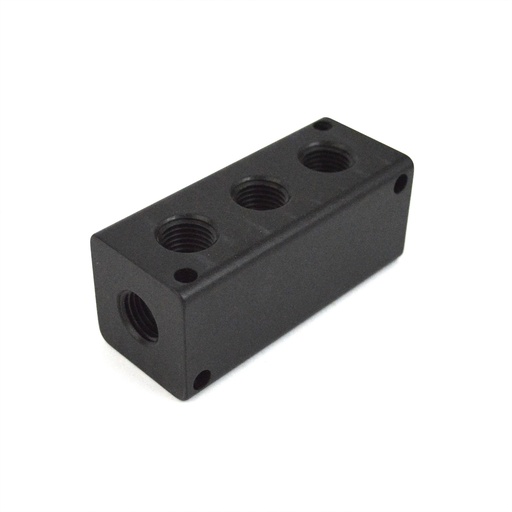 [AC-MB] 4 Port Aluminum Manifold - Inline Block